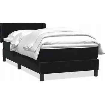 Postel Čalouněná jednolůžková postel VidaXL 80x220 černá