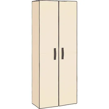 Botník Botník VidaXL 60 x 166 x 30 cm krémová