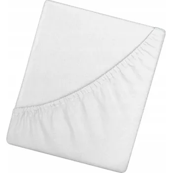 Prostěradlo PROSTĚRADLO S GUMOU JERSEY PARIS BAVLNA 200X220 + 25 CM BÍLÉ