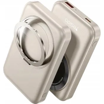 Powerbanka Yesido Powerbanka YP60 10 000 mAh 22,5W USB-A + USB-C PD20W + 15W MagSafe, Černá