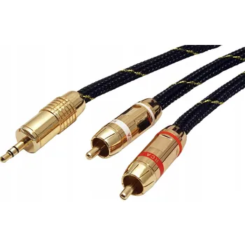 Audio kabel Kabel Roline 11.09.4279 minijack (3,5 mm) na 2x RCA (cinch) 10 m