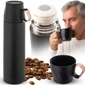 Termoska Termoska se šroubovacím uzávěrem ve tvaru šálku