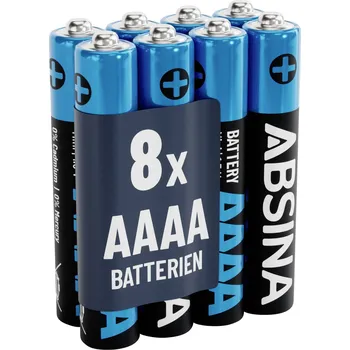 Článková baterie Absina minibaterie (AAAA) AAAA alkalicko-manganová 1.5 V 500 8 ks
