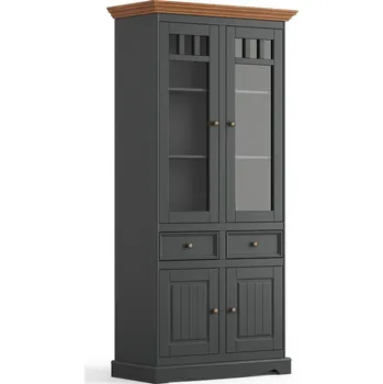 Knihovna Vitrína 2D Belluno Elegante - Katmandu 89x190 cm