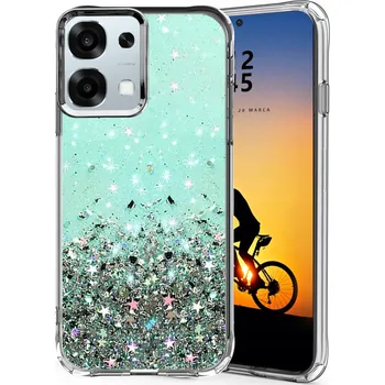 Pouzdro na mobilní telefon POUZDRO ZADNÍ ZADNÍ KRYT S TŘPYTKAMI PRO OPPO A6 PRO 5G