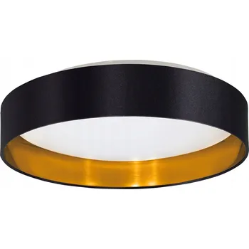 Kulatý Stropní Svítidlo Eglo 38 x 38 cm černá, žlutá