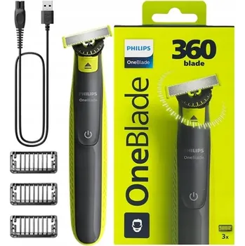 Holicí strojek Holicí Strojek Philips One Blade Philips 5 V 1, regulace nástavce