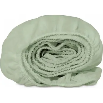 Prostěradlo PROSTĚRADLO S GUMOU JERSEY BAVLNA 180X200 + 25CM OLIVOVÉ