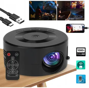 Projekční technika MINI HD PROJEKTOR 1080P K TELEVIZI, BLUETOOTH PROJEKTOR PRO DOMÁCÍ KINO