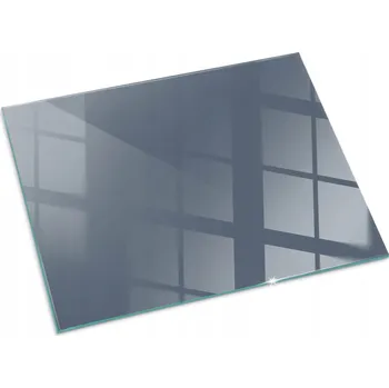 Krbová kamna Tvrzené sklo pod kamna s grafikou, tmavě modrá barva, 80x60 cm