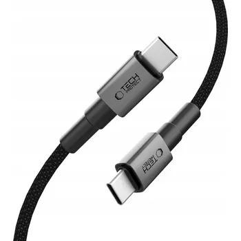 Datový kabel Kabel Tech-protect USB-C - USB-C 0,25 m šedý