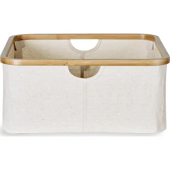 Úložný box Bambusový úložný koš Quax Kyo 50 x 50 cm – Béžový