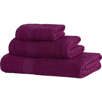 OSUŠKA S PÁSKEM BAVLNA 100% MĚKKÁ SAVÁ 70x140 ŠVESTKA