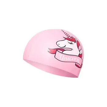Plavecká čepice Plavecká čepice pro děti Silikonová Nils Aqua růžová