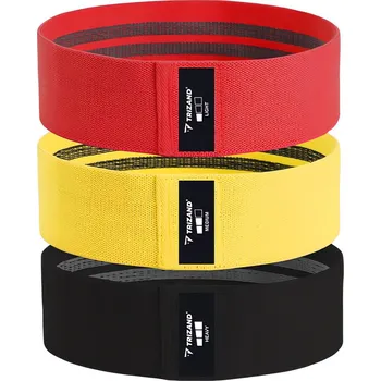 Trizand 25878 Sada odporových gum 8 - 31 kg, 3 ks, s tréninkovým plánem (QR kód)