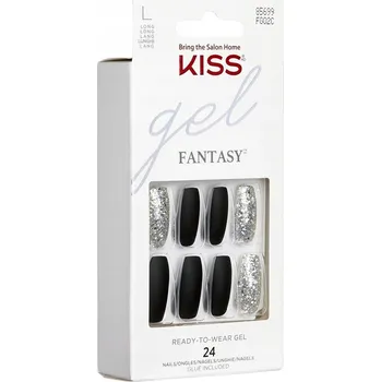 Umělé nehty Kiss umělé nehty Gel Fantasy L FG02C + lepidlo