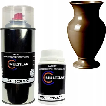 Barva ve spreji Matný lak ve spreji na vázy RAL 8028