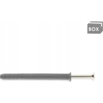 Hmoždinka Rychloupínací zatloukací hmoždinka 6x40 mm, 20 ks