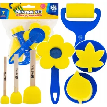 omalovánky Astra Houby a válečky na malování pro děti – sada 7 ks Astra, 315024003