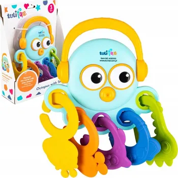 Kousátko na prořezávání zoubků, ortodontické, senzorické Dumel, plastové, vícebarevné