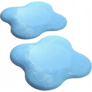 Chránič kolene CampTeck Chrániče kolen na jógu, modré, 2 kusy