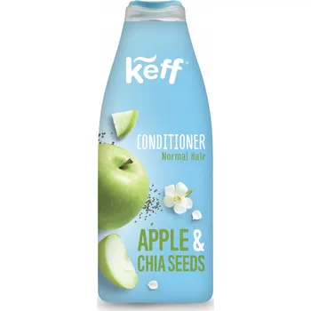 KEFF Kondicionér na normální vlasy JABLKO A CHIA SEMÍNKA 500 ml