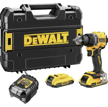 DEWALT DCD794D2T-QW aku vrtací šroubovák, 18 V, 2 Ah Li-Ion vč. 2x aku, vč. nabíječky, kufřík, DCD794D2T-QW