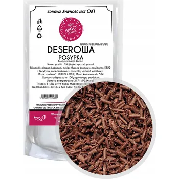 Čokoláda ČOKOLÁDOVÉ HOBLINY HOŘKÉ posyp na dort 250g