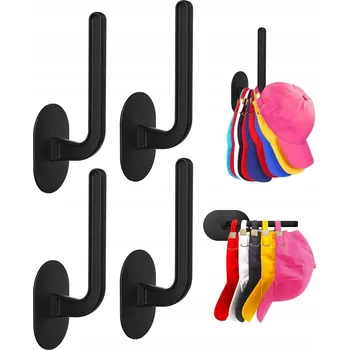 Věšák WIESZAK UNIWERSALNY SAMOPRZYLEPNY 4x DO KUCHYNĚ KOUPELNY SKLADOVÁNÍ