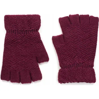 Rukavice Szaleo akrylové rukavice bez prstů (mitenky) univerzální velikost - dámské