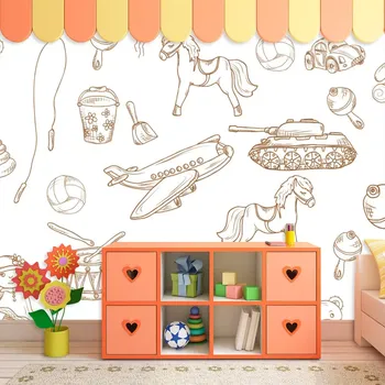 Tapeta Sablio Tapeta Dětská doprava - 125x75 cm