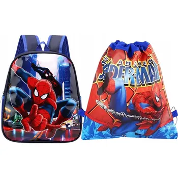 Školní batoh Dětský Školní batoh s Spiderman pro chlapce + TAŠKA NA BOTY