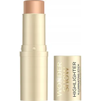 Rozjasňovač Rozjasňovač v tyčince Eveline Cosmetics Wonder Show zlatý, 50 g