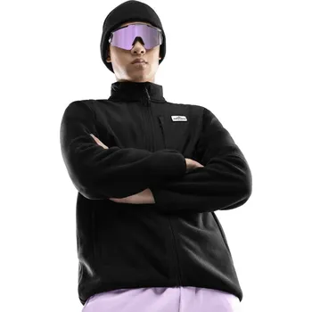 Pánská mikina SIROKO Pánská fleecová bunda Ripstop Vevey Černá S ČERNÁ