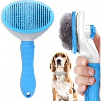 Kartáč pro zvířata Kartáč na srst pro psa kočku samočisticí oválný