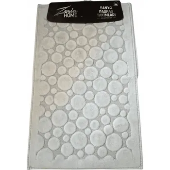 Obraz Sada koupelnových předložek ze 100% bavlny POINT VINTAGE sv. modrá. 2 ks.