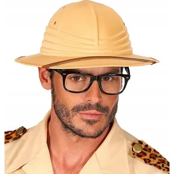 Klobouk Klobouk béžový safari Afrika zvířata