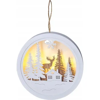 Vánoce Světelný řetěz Solight 14 cm na baterie, bílý