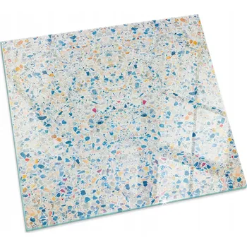 Obraz Skleněná podložka pod krb Abstraktní vzor textury Čtverec 60x60 cm