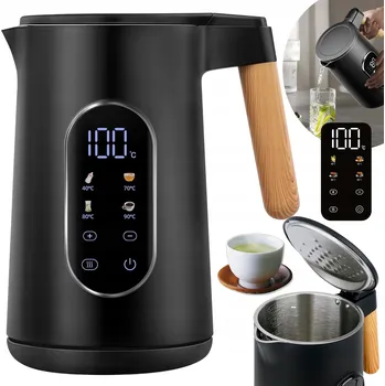 Rychlovarná konvice RYCHLOVARNÁ KONVICE BEZDRÁTOVÁ DOTYKOVÁ LED REGULACE TEPLOTY 1.7L