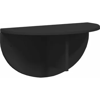 police Nástěnná police černá 38 x 19 x 19 cm Materiál: dřevotříska