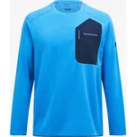 Mikina bez kapuce Peak Performance Freelight Polartec Grid azure ascent S