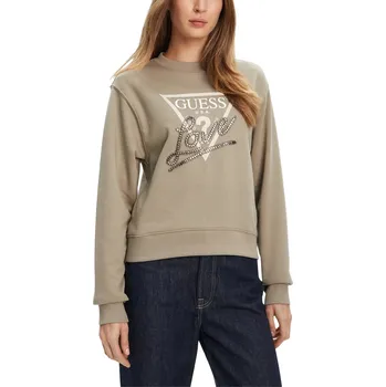 Dámská mikina GUESS Zelená dámská mikina Studded Love S