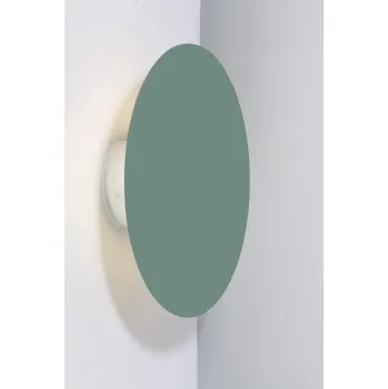 Nástěnné svítidlo Moderní nástěnné LED osvětlení HOLAR - 6W, 4000K (denní bílá), 15cm, kulaté, zelené