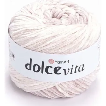 Příze Dolce Vita 3407 světle béžová 150 g YarnArt