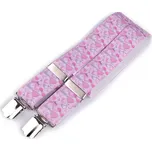 Dětské šle srdce, fotbal, auto, hvězda, formule, smajlík, motýl Balení: 1 ks, Varianta: 4 růžová srdce - 8591149699085