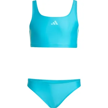 Dámské plavky ADIDAS BIKINY 3-STRIPES V-BACK 7 LET MODRÁ