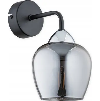 Nástěnné svítidlo Nástěnná lampa LEMIR černá, stříbrná, šedá E27 60 W