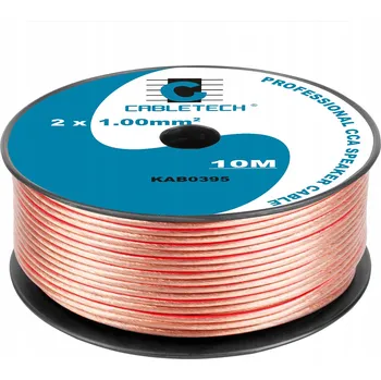 elektrický kabel Reproduktorový kabel Cabletech KAB0395 2 x 1 mm² 10 m