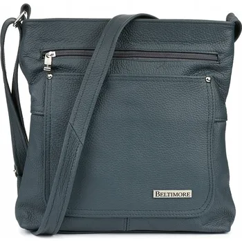 Beltimore kabelka přes rameno přírodní kůže modrá